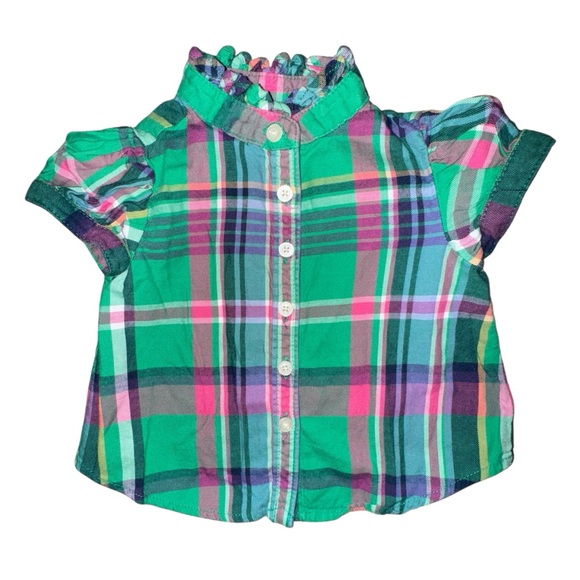Ralph Lauren Other - Ralph Lauren Kids Multicolor Plaid Blouse